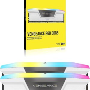 Memoria Ram DDR5 32GB (2x16GB) 5600MHz Corsair Vengeance RGB White